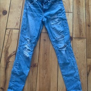 American Eagle ripped jeans